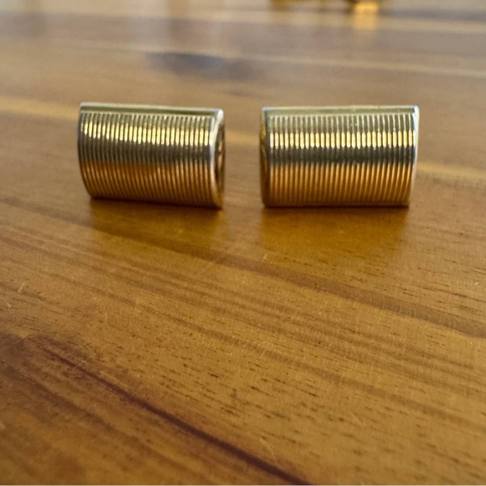 Hickok vintage gold toned‎ cuff links